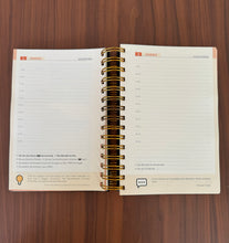 Agenda Pro Perpétua - argolas douradas