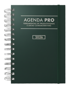 Agenda Pro 2026 argolas prateadas